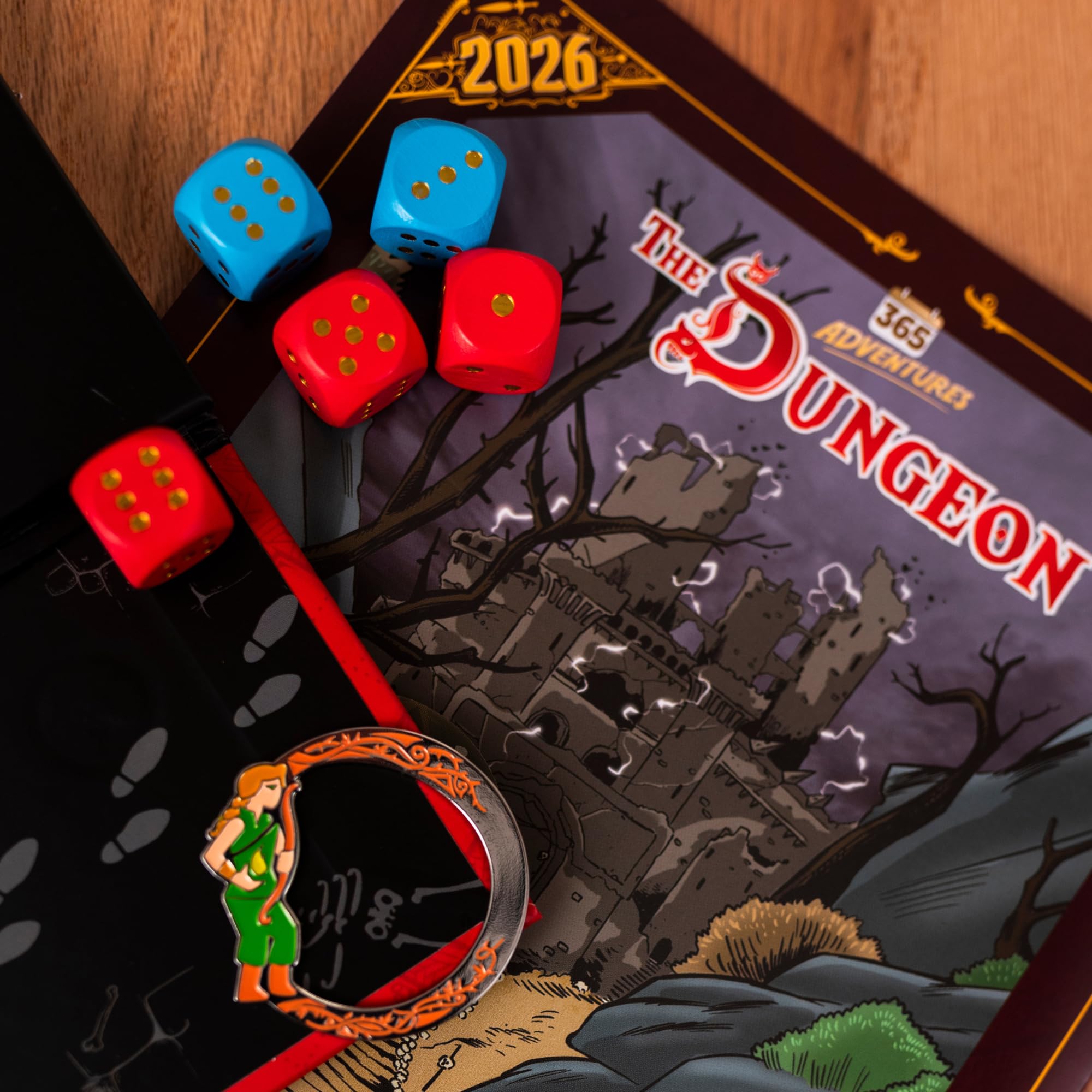 ロールチケット(the dungeon) Amazon.com: 365 Adventures: The Dungeon (2026) Calendar | Year
